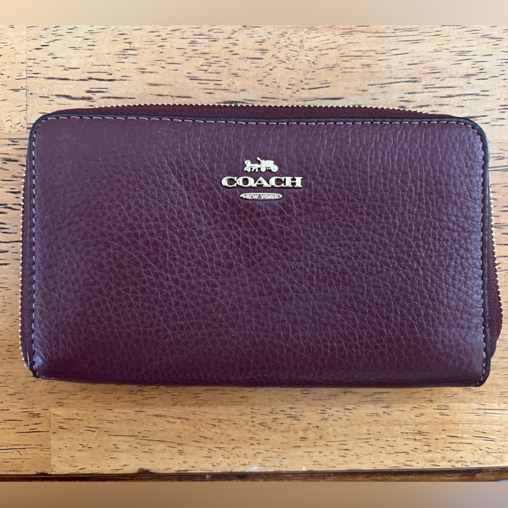 Coach Zip around wallet